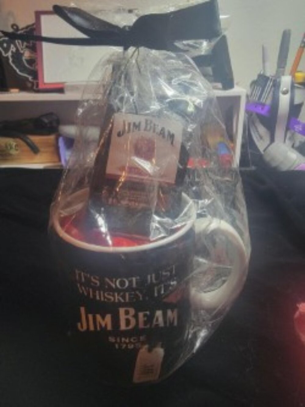 Jim Beam Coffee & Mug Gift Set Bourbon Flavored Ground Coffee